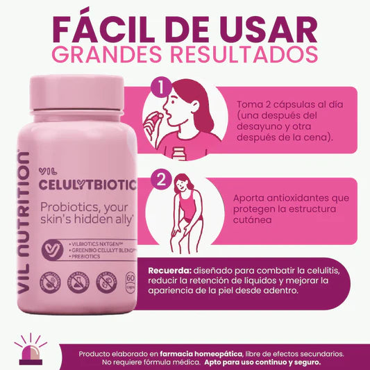 VIL CelulYtBiotic - Tratar celulitis